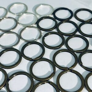 40 Keychain Rings, 20mm Inner Diameter, NWT